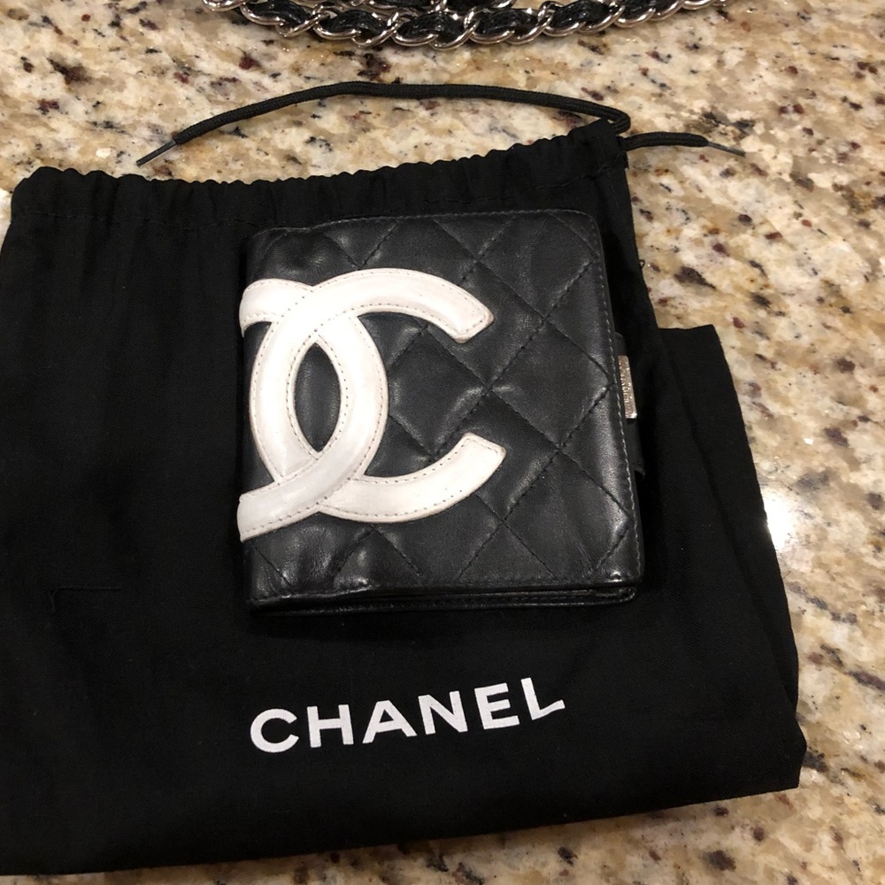 Authentic Chanel Cambon Trifold Wallet